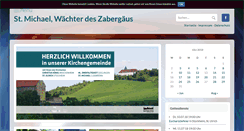 Desktop Screenshot of kath-kirche-zabergaeu.de
