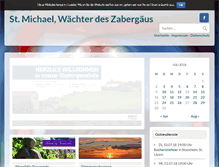 Tablet Screenshot of kath-kirche-zabergaeu.de
